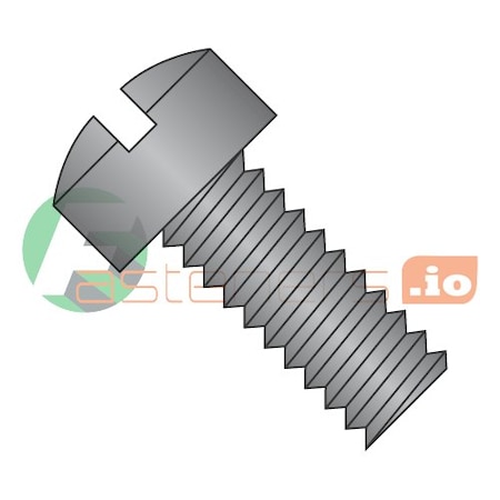 Newport Fasteners #5-40 x 3/4 in Slotted Fillister Machine Screw, Black Oxide Steel, 10000 PK 594930